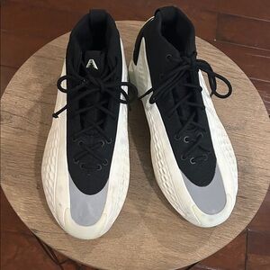 adidas ANTHONY EDWARDS 1 Black and White Athletic Men's Shoes